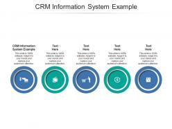 Crm information system example ppt powerpoint presentation infographics demonstration cpb