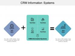 Crm information systems ppt powerpoint presentation ideas backgrounds cpb