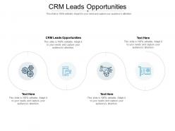 Crm leads opportunities ppt powerpoint presentation outline designs cpb