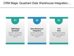 Crm magic quadrant data warehouse integration seo dashboard cpb