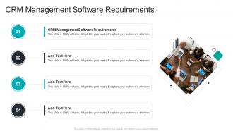 Crm Management Software Requirements In Powerpoint And Google Slides Cpb