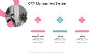 CRM Management System In Powerpoint And Google Slides Cpb