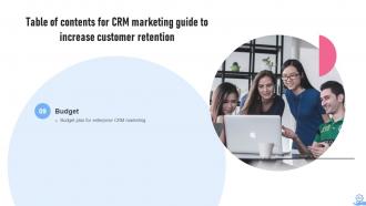 CRM Marketing Guide To Increase Customer Retention MKT CD V Template Compatible
