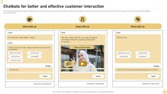 CRM Marketing System Chatbots For Better And Effective Customer Interaction MKT SS V
