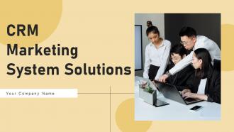 CRM Marketing System Solutions MKT CD V