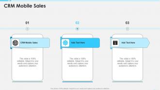 CRM Mobile Sales In Powerpoint And Google Slides Cpb
