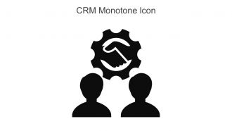 CRM Monotone Icon In Powerpoint Pptx Png And Editable Eps Format