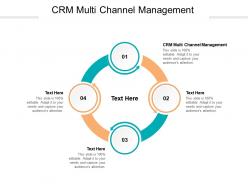 Crm multi channel management ppt powerpoint presentation file graphics pictures cpb