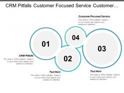 Crm pitfalls customer focused service customer relationship management overview cpb