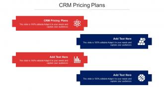 CRM Pricing Plans Ppt Powerpoint Presentation Layouts Structure Cpb