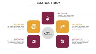 CRM Real Estate Ppt Powerpoint Presentation Inspiration Infographic Template Cpb
