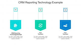 Crm reporting technology example ppt powerpoint presentation professional infographic template cpb