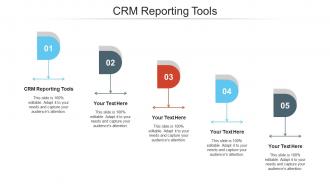 Crm reporting tools ppt powerpoint presentation ideas design ideas cpb