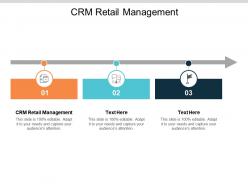 Crm retail management powerpoint presentation infographic template background cpb