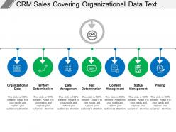 Crm Sales Covering Organizational Data Text Determination Content Management