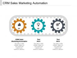 Crm sales marketing automation ppt powerpoint presentation file ideas cpb