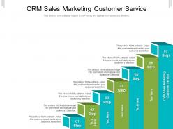 Crm sales marketing customer service ppt powerpoint presentation model background cpb