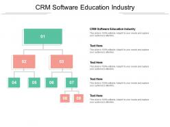 Crm software education industry ppt powerpoint presentation outline graphics cpb