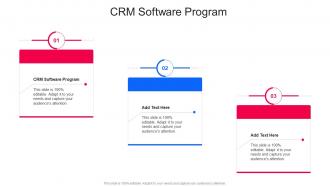 Crm Software Program In Powerpoint And Google Slides Cpb