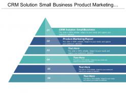 Crm solution small business product marketing report marketing training cpb