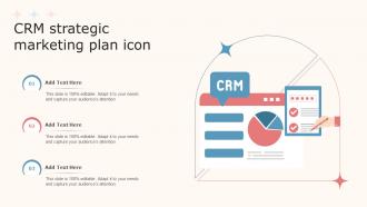 CRM Strategic Marketing Plan Icon