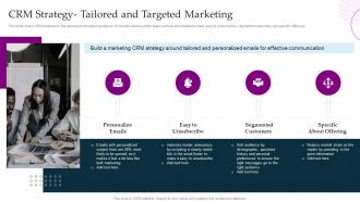 Crm Strategy Tailored And Targeted Marketing Crm Platform Implementation Plan