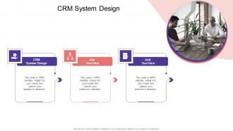 CRM System Design In Powerpoint And Google Slides Cpb