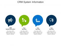 Crm system information ppt powerpoint presentation inspiration infographic template cpb