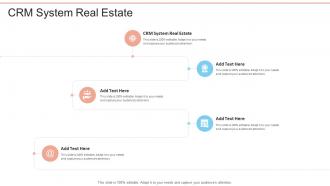 Crm System Real Estate In Powerpoint And Google Slides Cpb