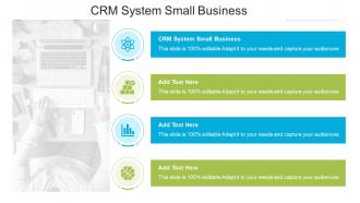 CRM System Small Business In Powerpoint And Google Slides Cpb