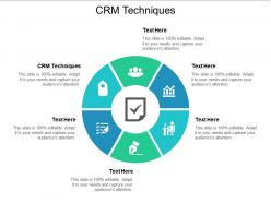 Crm techniques ppt powerpoint presentation gallery brochure cpb