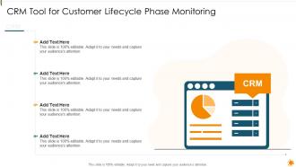 CRM Tool For Customer Lifecycle Phase Monitoring