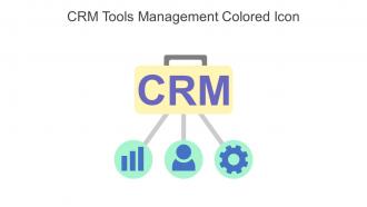 CRM Tools Management Colored Icon In Powerpoint Pptx Png And Editable Eps Format