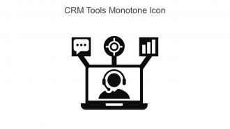 CRM Tools Monotone Icon In Powerpoint Pptx Png And Editable Eps Format