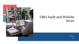 CRO Audit And Website Score PPT Summary AT