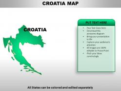 Croatia country powerpoint maps