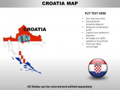 Croatia country powerpoint maps