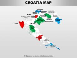 Croatia powerpoint maps