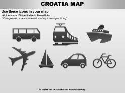 Croatia powerpoint maps