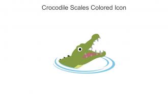 Crocodile Scales Colored Icon In Powerpoint Pptx Png And Editable Eps Format