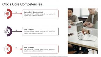 Crocs Core Competencies In Powerpoint And Google Slides Cpb