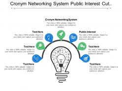 Crony networking system public interest cut government benefits