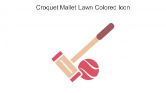 Croquet Mallet Lawn Colored Icon In Powerpoint Pptx Png And Editable Eps Format