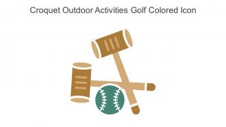 Croquet Outdoor Activities Golf Colored Icon In Powerpoint Pptx Png And Editable Eps Format