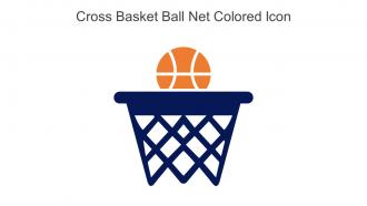 Cross Basket Ball Net Colored Icon In Powerpoint Pptx Png And Editable Eps Format