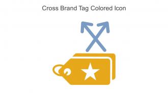 Cross Brand Tag Colored Icon In Powerpoint Pptx Png And Editable Eps Format