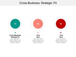 Cross business strategic fit ppt powerpoint presentation gallery graphics cpb