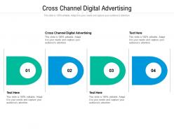 Cross channel digital advertising ppt powerpoint presentation professional templates cpb