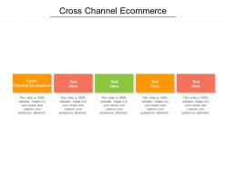 Cross channel ecommerce ppt powerpoint presentation infographic template cpb