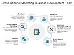 Cross channel marketing business development team cross channel sales cpb